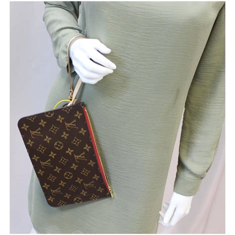 louis vuitton double phone pouch|louis vuitton pouch neverfull.